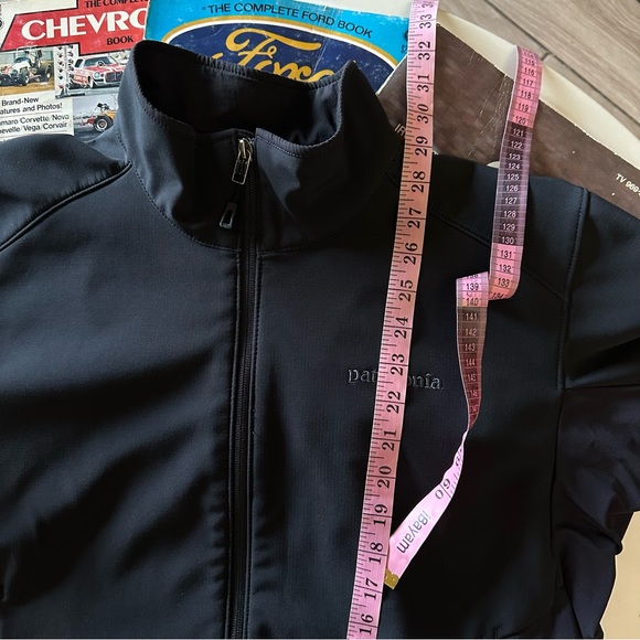 Patagonia Adze Softshell Jacket Sz L Large Black  Hybrid Polartec Zip Men's - Picture 8 of 10